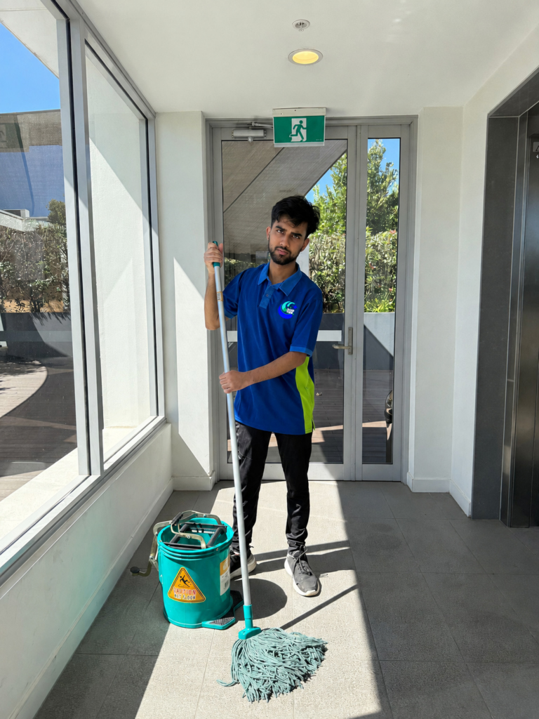 Clean Team professional at work