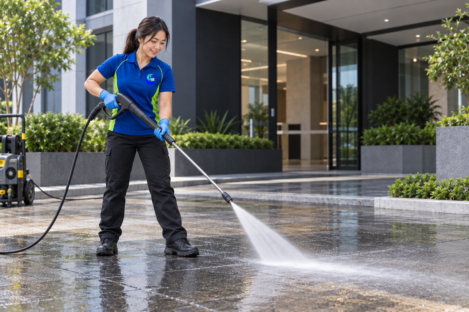 Driveway Pressure Washing